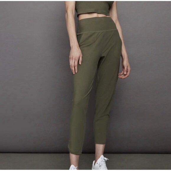 Carbon38 Women’s Jogger Pants Color: Melt Sage Green Size Large GUC Athleisure - Picture 2 of 9